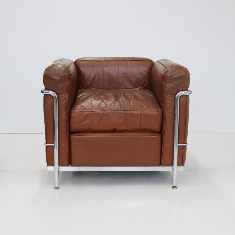 Pair of Vintage LC2 Corbusier Armchairs