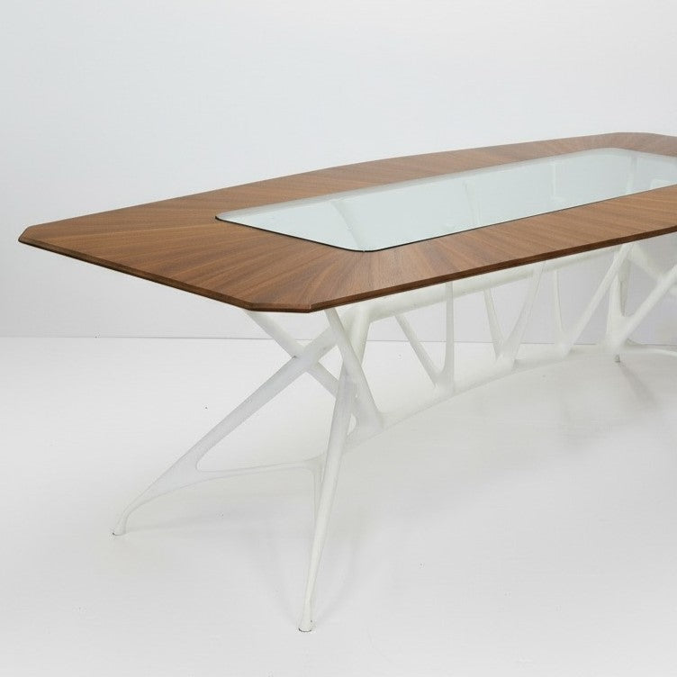 Architectural Dining Table Designed by L&