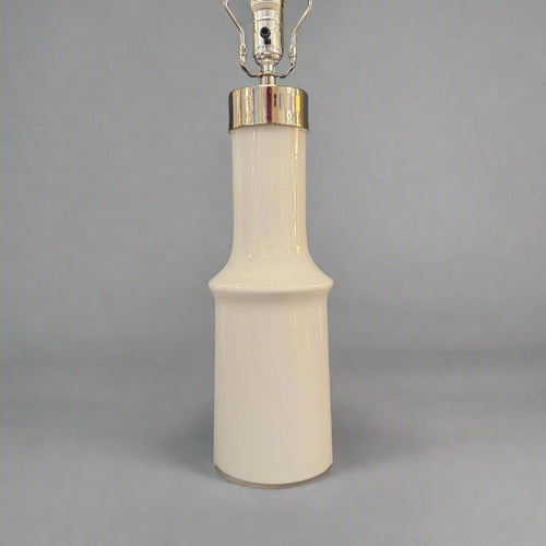 Single Modernist Glass Table Lamp
