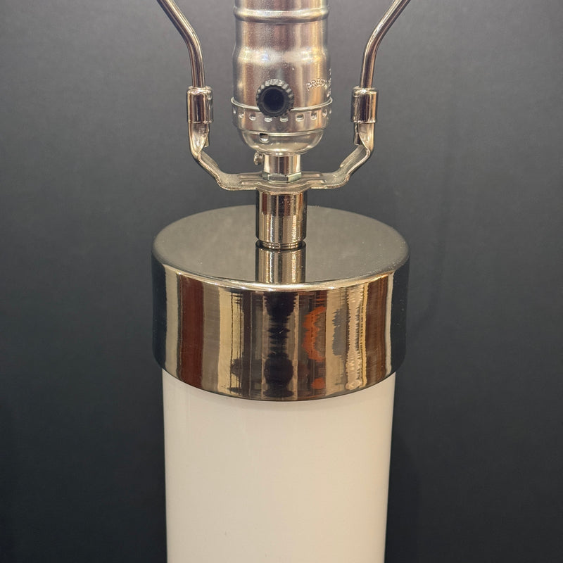 Single Modernist Glass Table Lamp