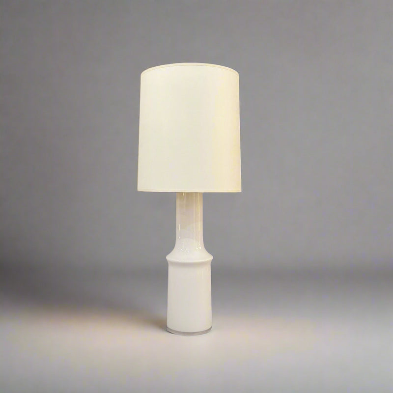 Modernist glass table lamp by Gert Nystrom for Hyllinge, 1970s