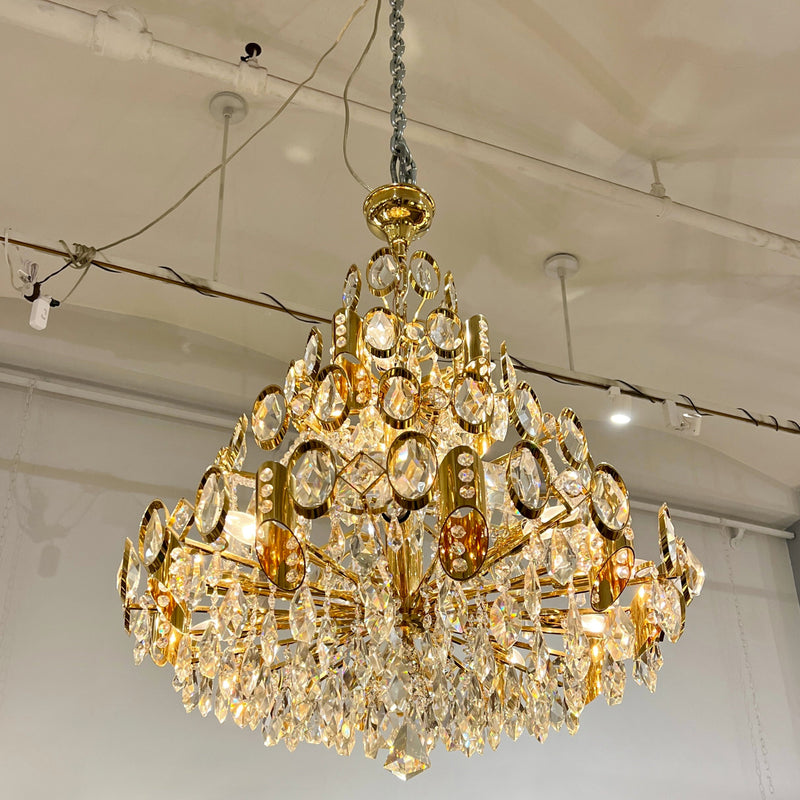 Decorative fifteen light chandelier by Rejmyre