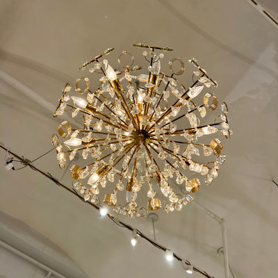 Decorative fifteen light chandelier by Rejmyre