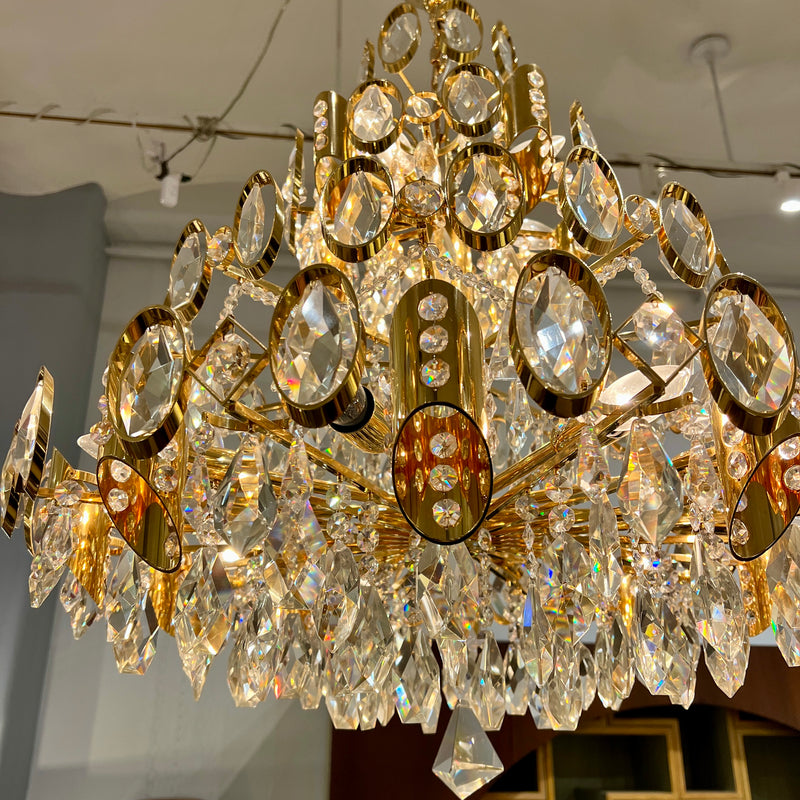 Decorative fifteen light chandelier by Rejmyre