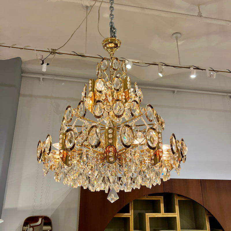 Decorative fifteen light chandelier by Rejmyre