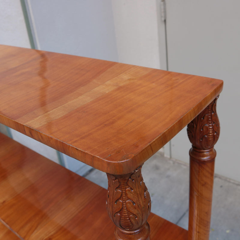 Fine Biedermeier Free Standing Shelf