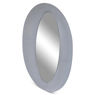 Modernist Oval Mirror by Lorenzo Burchiellaro.