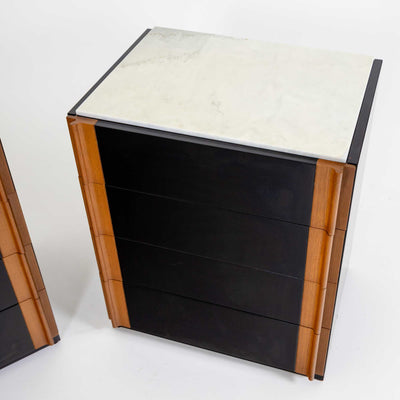 Pair of L12 Chests of Drawers by Angelo Mangiarotti for Lema, Italy 1972