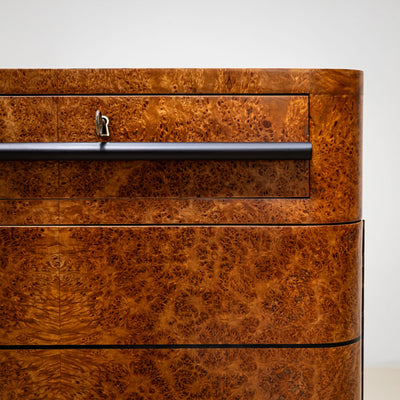 Art Deco Sideboard in Thuja Root Veneer, Italy, 1930s