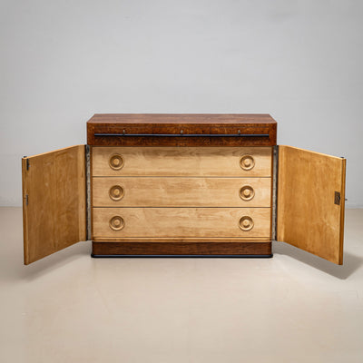 Art Deco Sideboard in Thuja Root Veneer, Italy, 1930s