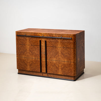 Art Deco Sideboard in Thuja Root Veneer, Italy, 1930s