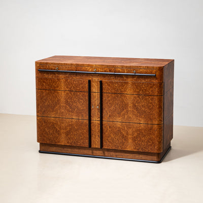 Art Deco Sideboard in Thuja Root Veneer, Italy, 1930s