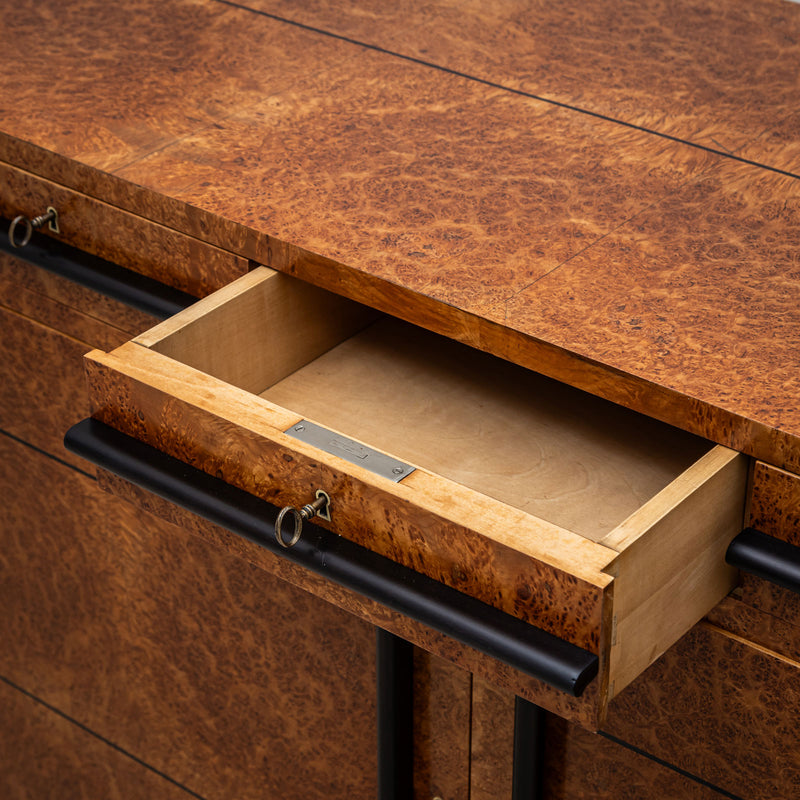 Art Deco Sideboard in Thuja Root Veneer, Italy, 1930s