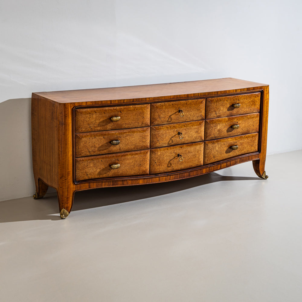 Sideboard with Drawers, Italy, 1st Half 20th Century
