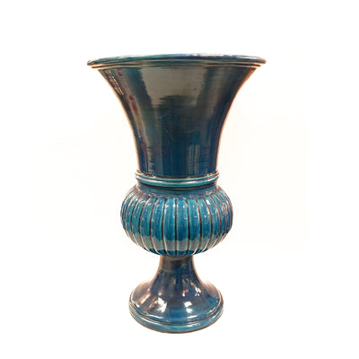 Art Deco Period French Glazed Ceramic Vase France circa 1920