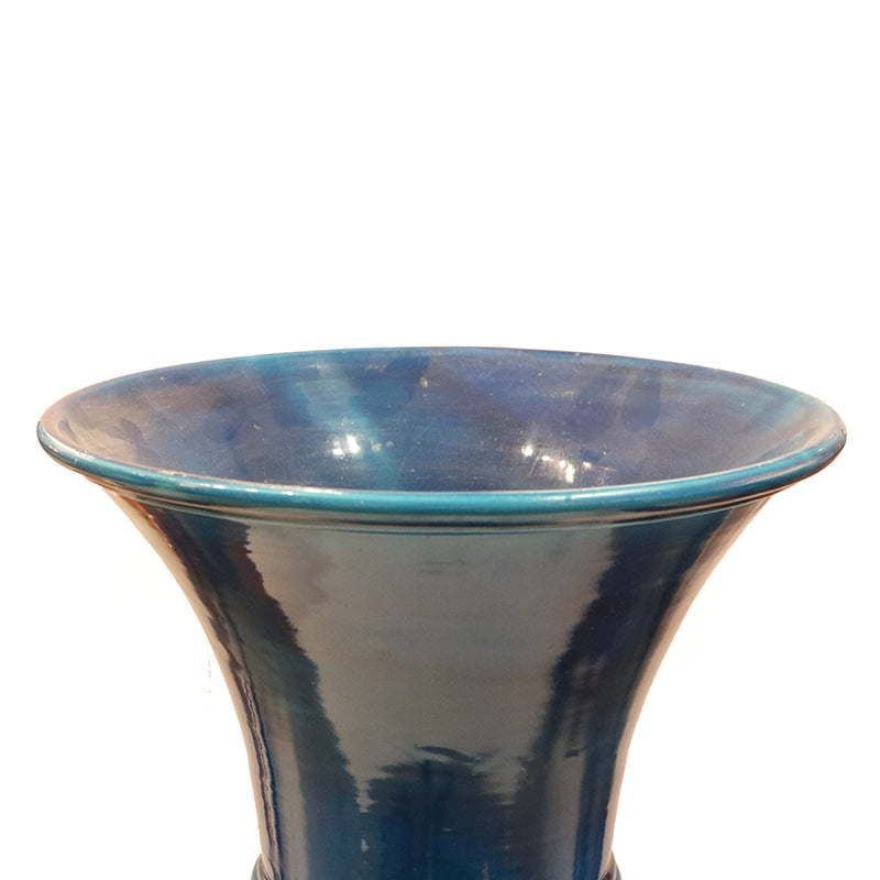 Art Deco Period French Glazed Ceramic Vase France circa 1920