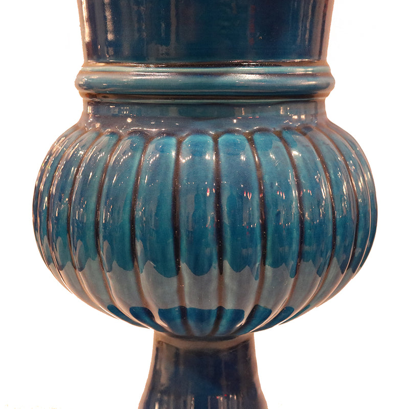 Art Deco Period French Glazed Ceramic Vase France circa 1920