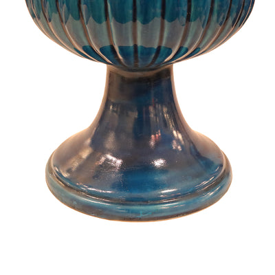 Art Deco Period French Glazed Ceramic Vase France circa 1920