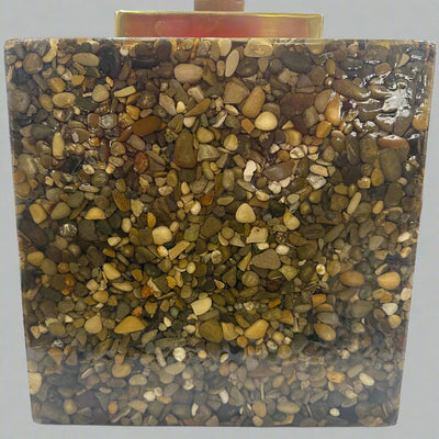 Pair of Modernist Resin and Stone Table Lamps
