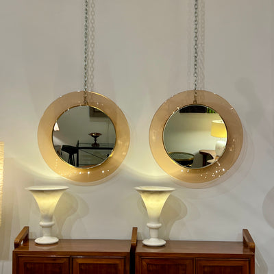 Pair of Max Ingrand for Fontana Arte Mirrors