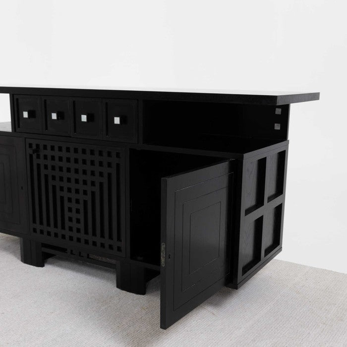 買い誠実 Italian Modernist Ebonized Cabinet, Charles Rennie トップス