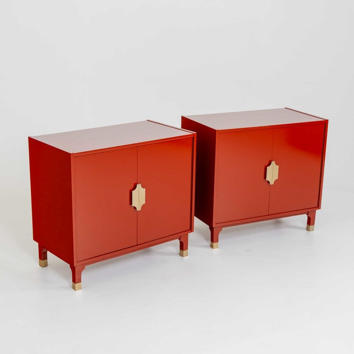 Pair of Italian Modernist Cabinets