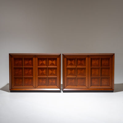 Pair of sideboards by Mobili i Caccia alla Volpe, Italy 1970s