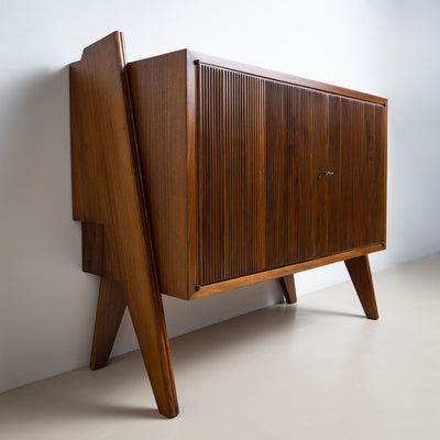 Walnut Sideboard, Italy, 1950s