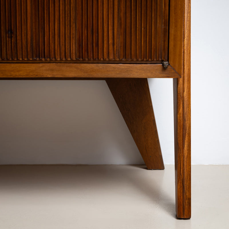 Walnut Sideboard, Italy, 1950s