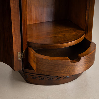 Pair of Art Deco Nightstands, Italy, 1940s