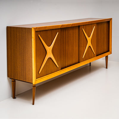 Pair of Sideboards, Italian Manufacture, Mid-20th Century