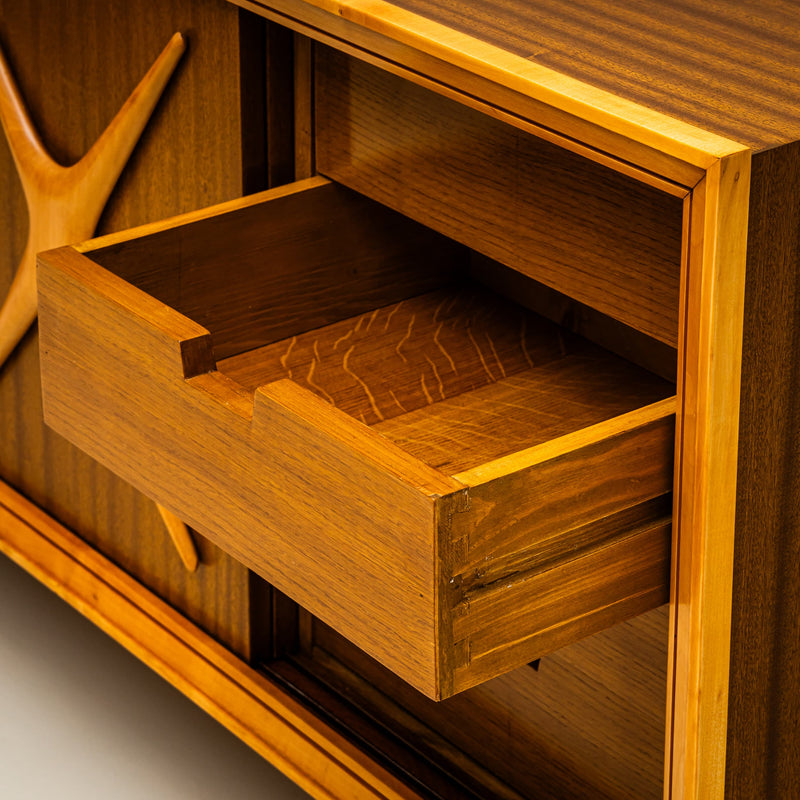 Pair of Sideboards, Italian Manufacture, Mid-20th Century
