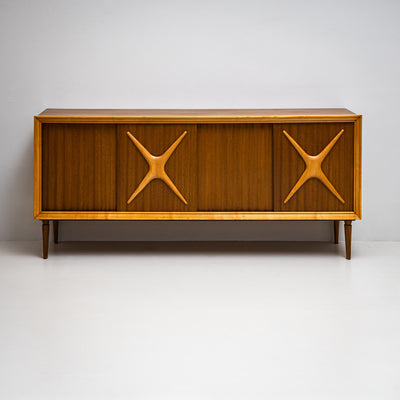 Pair of Sideboards, Italian Manufacture, Mid-20th Century