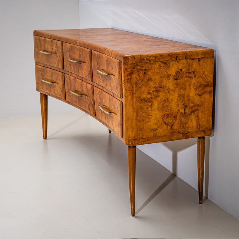 Sideboard with Drawers, Italy, Mid-20th Century