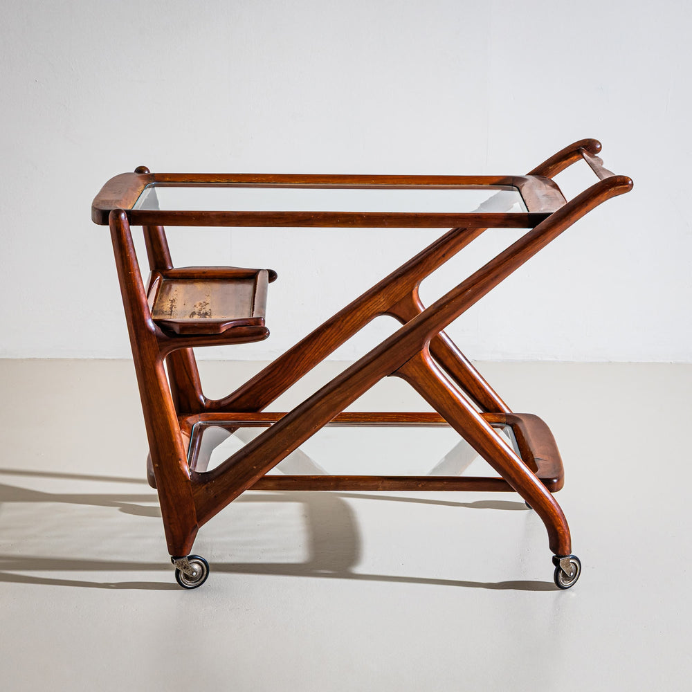 Bar Cart, Attributed to Cesare Lacca, Italy, 1950s