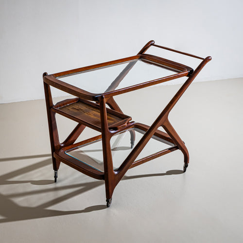 Bar Cart, Attributed to Cesare Lacca, Italy, 1950s