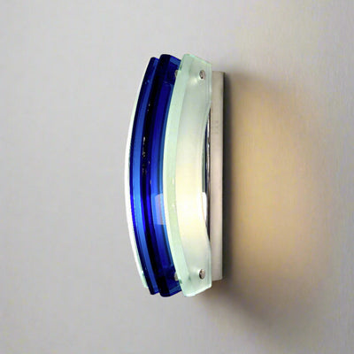 Pair of Modernist Italian Art Glass Sconces by Veca
