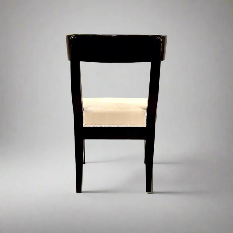 Pair of Klismos Ebonized Early 19th Century Side Chairs