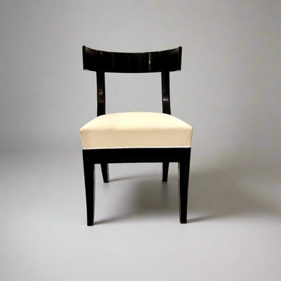 Pair of Klismos Ebonized Early 19th Century Side Chairs