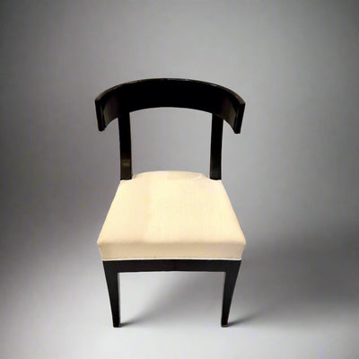 Pair of Klismos Ebonized Early 19th Century Side Chairs