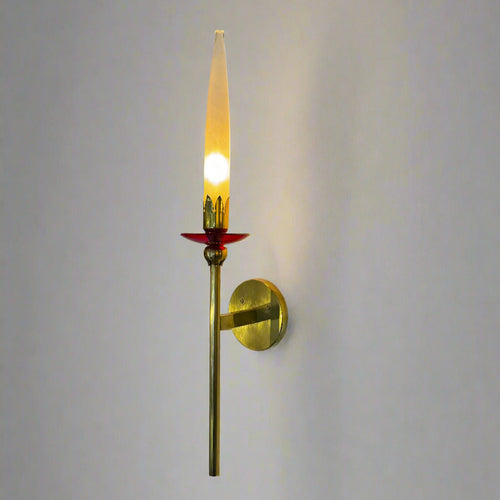 Pair of Sconces by Angello Lelli for Arredoluce