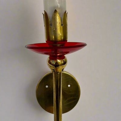 Pair of Sconces by Angello Lelli for Arredoluce