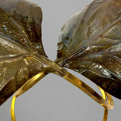 Carlo Giorgi for Bottega Gadda Two Leaf Table Lamp