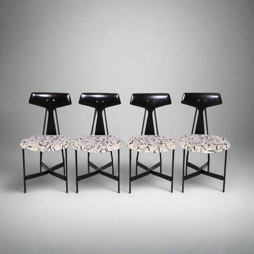 Set of four Italian Mid-Century Chairs