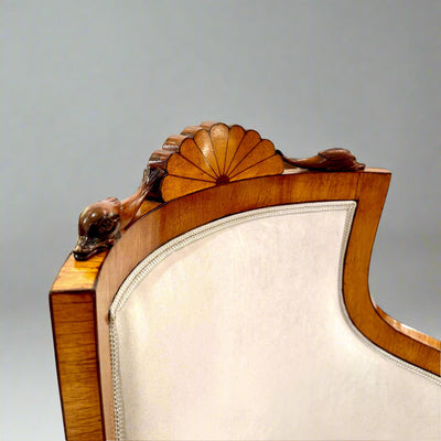 Fine Pair of Biedermeier Armchairs, Italy, 1827