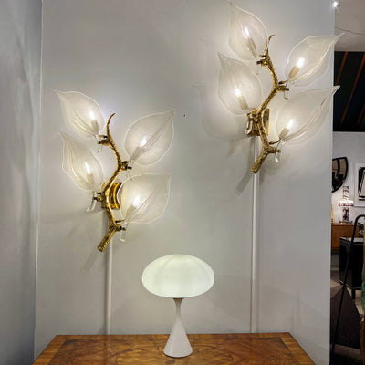 Large Pair of Sconces by Franco Luce