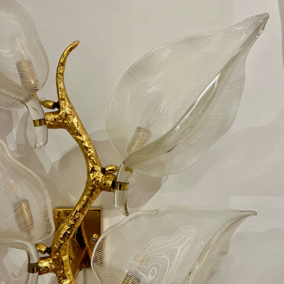 Large Pair of Sconces by Franco Luce