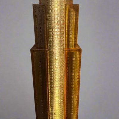 Empire State Building Skyscraper Floor Lamp, Italy, c1970