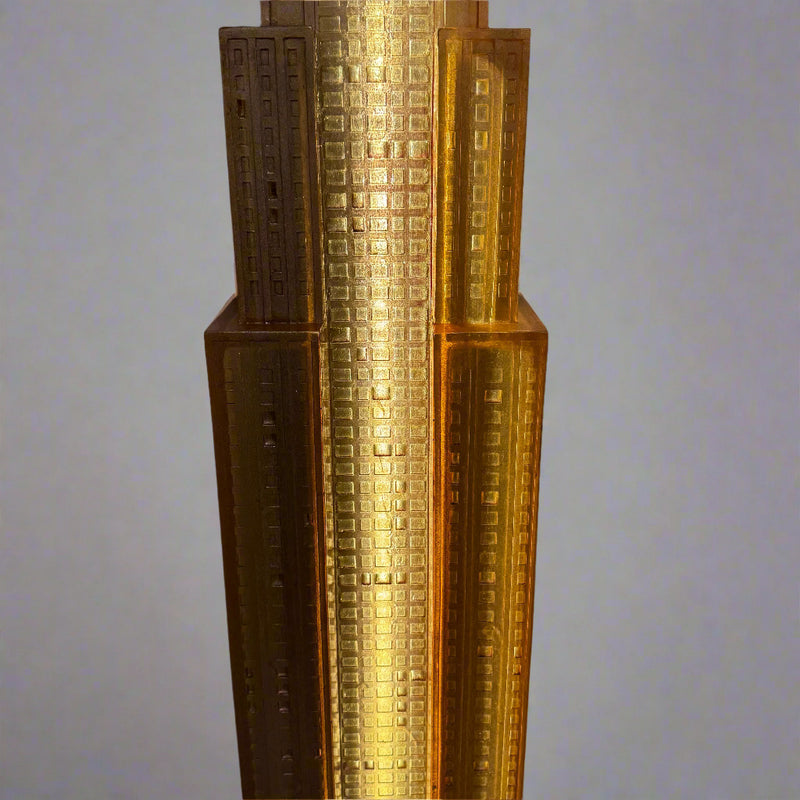 Empire State Building Skyscraper Floor Lamp, Italy, c1970