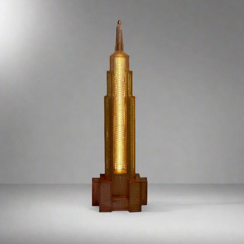Empire State Building Skyscraper Floor Lamp, Italy, c1970